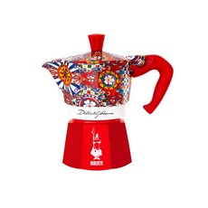 BIALETTI Dolce & Gabbana 聯名摩卡壺套裝，精緻圖案設計，高品質材料，咖啡愛好者首選, D&G 聯名經典摩卡壺3杯份, 1個