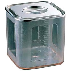 Yamashita Kogei 야마시타코게이 UK 폴리카보네이트 사각 키친포트 12cm 1.5L