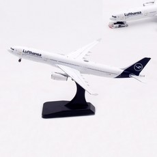 Aviation 루프트한자 독일 A330-300 모형 비행기 항공기 다이캐스트 1:400, 비행기모형+항공기견인차(토잉카)