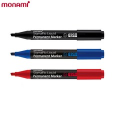 모나미 121 시그마플로 생잉크 유성매직 사각닙, 흑, 흑색