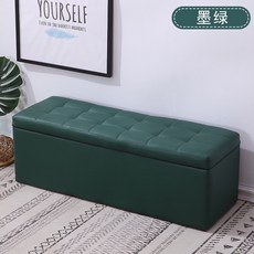 의류 신발 서랍 수납 박스 쇼파 캐비닛 스툴 쇼파 검정 100x40x40cm, 다크 그린 길이 40x폭 40x높이 40 (수납)