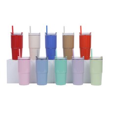 Starbucks 304不銹鋼保溫杯吸管杯 900ml, 450ml隨意顏色, 1套, 900L