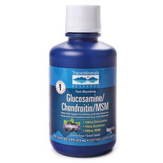 TRACE MINERALS RESEARCH 氨基葡萄糖軟骨素 MSM 藍莓, 473ml, 1瓶