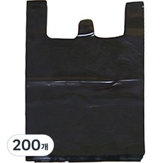 World Clean 黑色手提塑膠袋, 20L, 200個