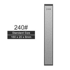 다이아몬드 숫돌 80 # 150 교정석 Grindrstone 칼 고정 각도 호닝 Apex egde, 08 Standard 240grit, 01 Diamond, 01 CHINA, 1개