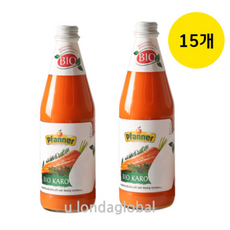 파너 유기농 당근 착즙 건강 주스 음료, 1개, 500ml