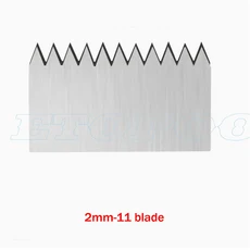 QFH 크로스 커터 접착 테스터 크로스 컷 테스터 키트 1mm/2mm 블레이드 포함 캐리 박스 포함, 05 2mm 11blade