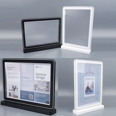 A4 알림판 포스터판넬, 가로 검정