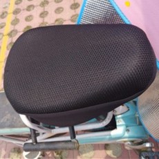 甄選百貨 電動車坐墊車座電瓶車座墊電動自行車座椅加厚通用鐵殼坐包坐鞍, 網布+磨砂黑, 1個