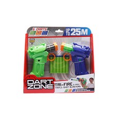 다트존 트라이파이어 세트 안전한 소프트총, 1개