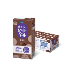 매일 소화가잘되는우유 초콜릿 멸균, 190ml, 24팩