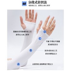 Let's silim 運動護臂套 分段式針織壓力釋放 透氣舒適運動配件, 白色, 1個