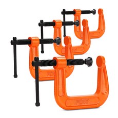 PONY 포니 요르젠센 C 클램프 4P G형 목공용, 1세트