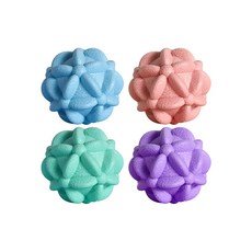 花瓣健身筋膜球 SIN8654 瑜珈球 舒緩球 指壓按摩球, 隨機出貨, 1個