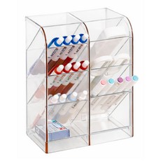 윤잇템 뷰픽 멀티 정리대 연필꽂이 필기구 보관함, 2개, 투명