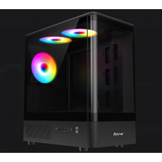 AInar 電腦機箱 RGB 風扇 鋼化玻璃, 1個, V-X03B