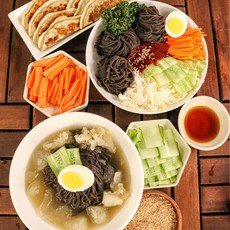 맛집 얼음골 물 비빔 반반 막국수 10인분