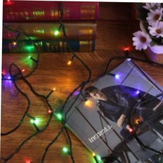 50구 컬러 전구 야외줄전구 야외용줄전구 태양광 led줄전구 59000EA 1EA, 본상품