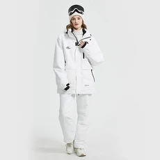 여자 스키복 스노우 보드복 세트스키 점프 슈트 남녀 공용 겨울 방풍 방수 따뜻한 남성 여성 및 스노우보