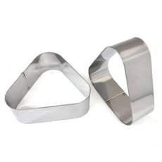 삼각 무스링 베이킹 스텐 쿠키틀 스테인리스 무스링 몰드 케이크틀 주먹밥 스콘틀 케이크 철형 스콘 제과