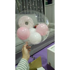 乳膠氣球 派對裝飾氣球 生日慶典氣球, 粉紅, 1個