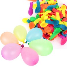 형광 네온 물풍선 100개 파티용품 풍선 워터 물폭탄 dod*73011Da, 본상품