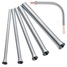 구리 알루미늄 및 얇은 벽 강철 튜브용 Tnise 스프링 튜브 벤더 세트 14 38 12 58 34 13.7 길이 350, 350mm