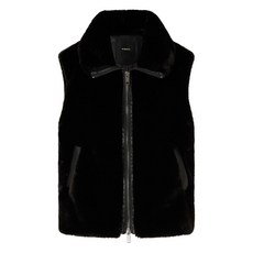 핀코 페이크 퍼 집업 베스트