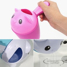 모나카러버 어린이 목욕놀이 바가지 물뿌리개 목욕놀이용품, 핑크