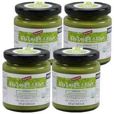 데이웰 녹차&아몬드 스프레드, 200g, 4개