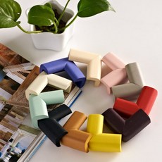 中壢24H出貨 L型加厚防撞角/加厚防撞角/厚角/防護角/防撞桌角/另有無色差防撞條 送雙面膠 含稅附發票, 1個, 棕