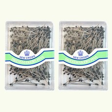 국산 칼라 시침핀 가봉핀, 2개, 시침핀(블랙)