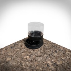 두렙 파충류 자동급수기 소사이즈 물그릇, 1개, 울트라블랙