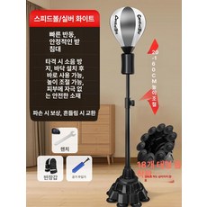 복싱 샌드백 스탠딩 뮤직 태권도 권투 체육관 물통형 대형 펀칭볼, 10 실버