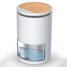 Haijieer 소형 제습기 수분 흡수기 공기 건조기 소형 휴대용 전기 제습기 가정 지하실용 1000ml, 03 light wood grain_04 Au 플러그