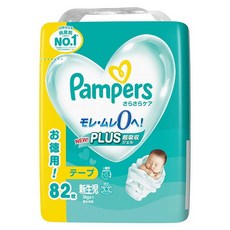 Pampers 幫寶適 新生兒用 乾爽呵護 黏貼型 出生後-5kg 黏貼型 82片裝, 1個