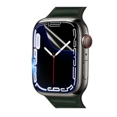 Araree 適用 Apple Watch S9/8/7 41/45mm 螢幕保護貼(2片裝), 41mm 保護貼