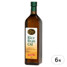 골든필드 100% 현미유 1L, 6개