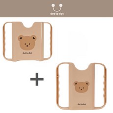 돗투돗 아가드 유아용 두유 우유 팩 홀더 돗꼼 라지팩 2.0 + 돗꼼 미니팩 125ml 2.0 1세트, 돗꼼 브라운 2.0, 1개