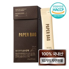 페이퍼백 순수진액 스틱포 국내산 홍도라지, 210g, 1개