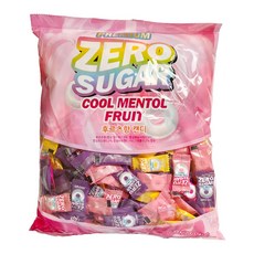 제로슈가 쿨 멘톨 후르츠향 캔디 500g 쿨민트캔디 제로슈가캔디 과일향민트캔디, 1개