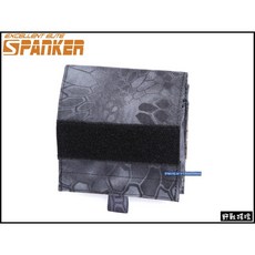 SPANKER 多用途雜物包 彈匣袋 MOLLE戰術收納袋, 黑色蛇紋迷彩