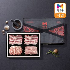 목우촌 한돈 삼삼목항 선물세트(삼겹살 500g 2개+목살 500g+항정살 300g), 목우촌 한돈 삼삼목항 선물세트(삼겹살 500g 2개+목, 1개
