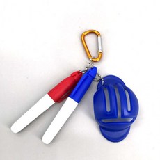 골프연습용품 t형 마킹 라이너 골프, 검정, 1개