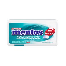 멘토스 클린 브레스 윈터그린 21g Mentos CleanBreath Wintergreen, 1개