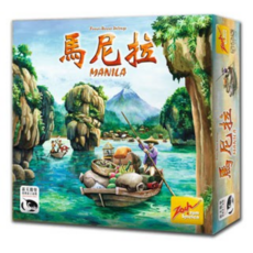 <孩子王桌遊> 正版桌遊 繁體中文版 策略航運 資源管理, 1個, 馬尼拉+牌套