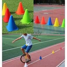 마켓그리드 트레이닝 콘 18cm 컬러 스포츠용품, 옐로우