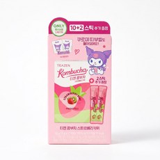 티젠 콤부차 스트로베리키위 10+2T+띠부씰, 1개, 1개입, 60g