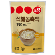식자재왕 식혜농축액 790ml, 100개