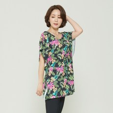 ilikai 女式熱帶夢幻寬鬆版型泳裝上衣+下裝套裝